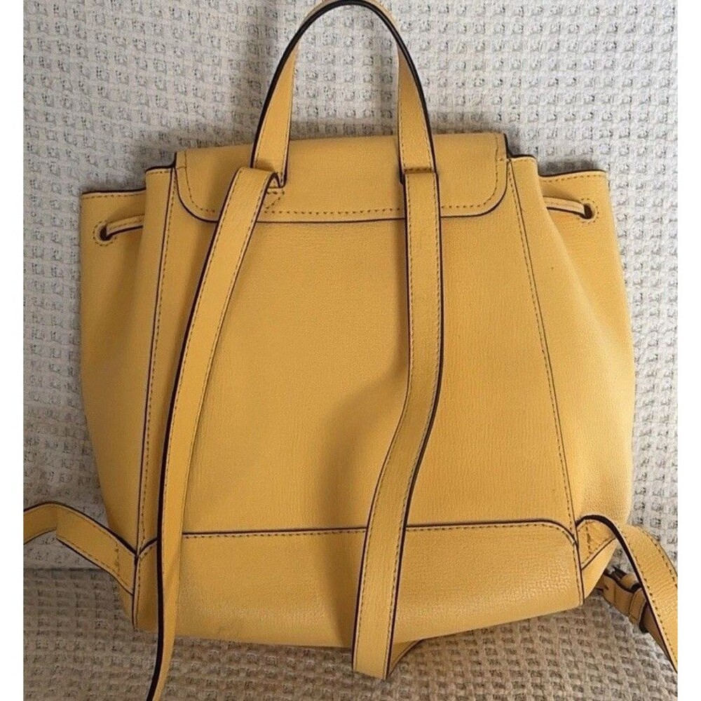 kate spade new york Darcy Flap Mini Backpack - Daybreak Yellow Designer Bag - Picture 2 of 12